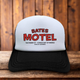 Bates Motel Highway 10 Alfred Hitchcock Psycho Retro Horror Trucker Hat