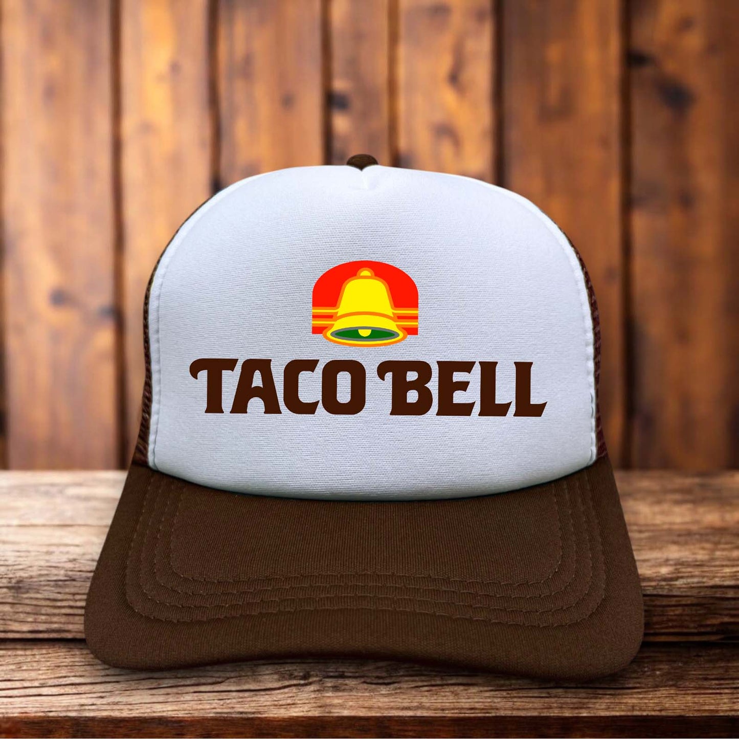 Taco Bell 1985 Retro Trucker Hat vintage fast-food trucker snapback by Retro Roots Headwear
