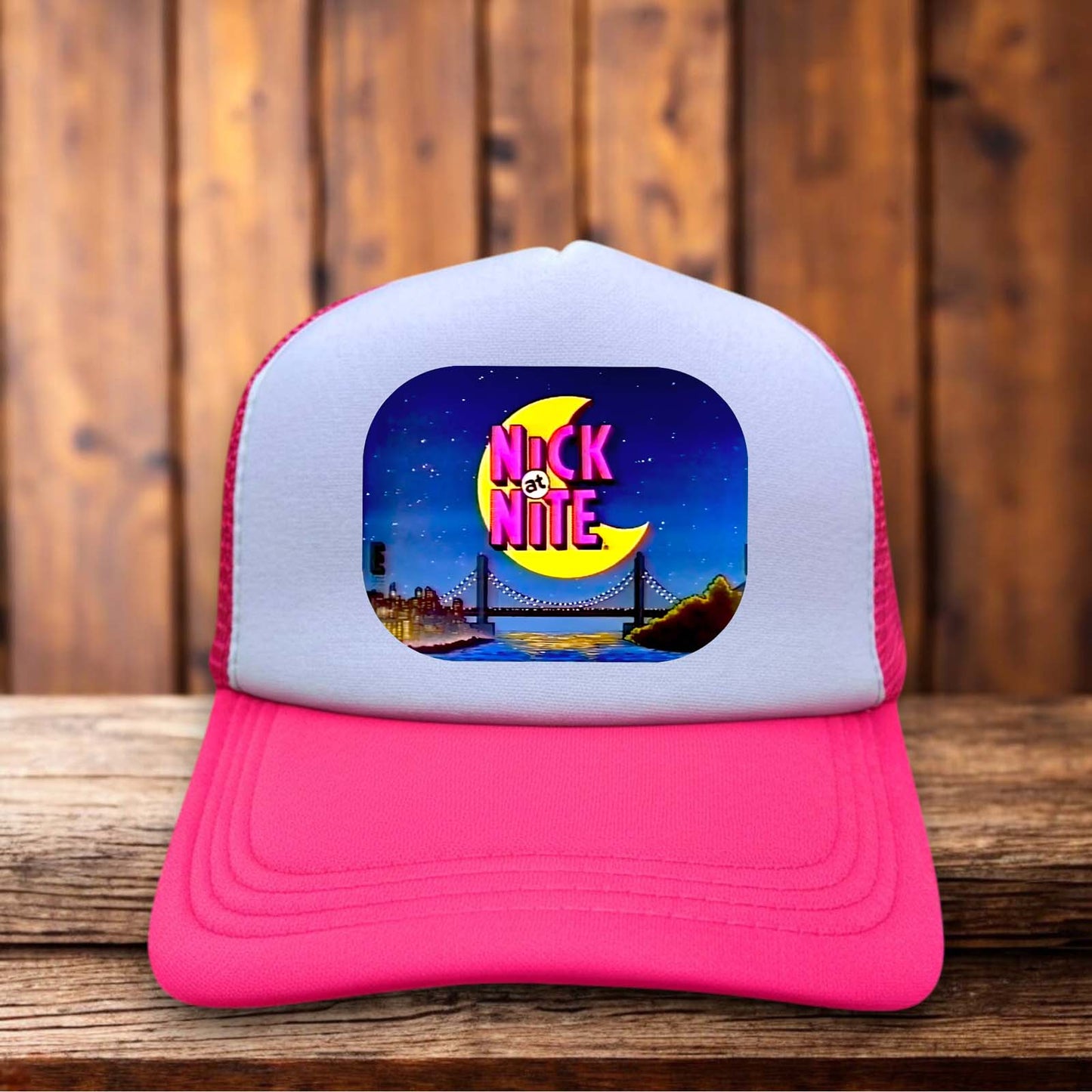 Nick At Nite Retro TV Trucker Hat vintage television trucker snapback by Retro Roots Headwear
