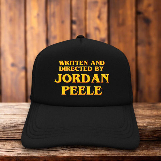 Directed By Jordan Peele Horror Director Retro Trucker Hat vintage snapback by Retro Roots Headwear
