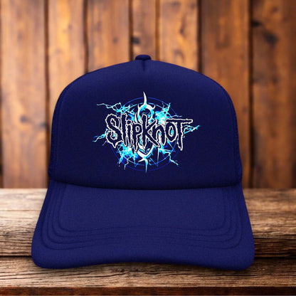 Slipknot 90s Nu Metal Retro Trucker Hat heavy metal vintage snapback by Retro Roots Headwear