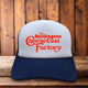 The Burlington Cheesecoat Factory Parody Retro Trucker Hat