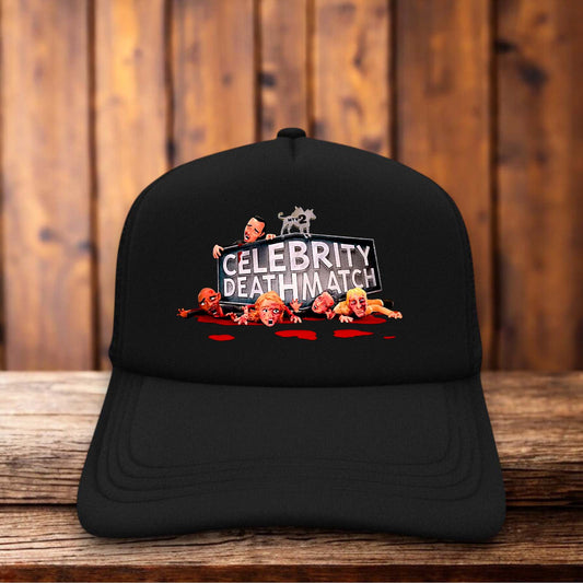 MTV Celebrity Deathmatch Retro Trucker Hat 90s animation vintage snapback by Retro Roots Headwear