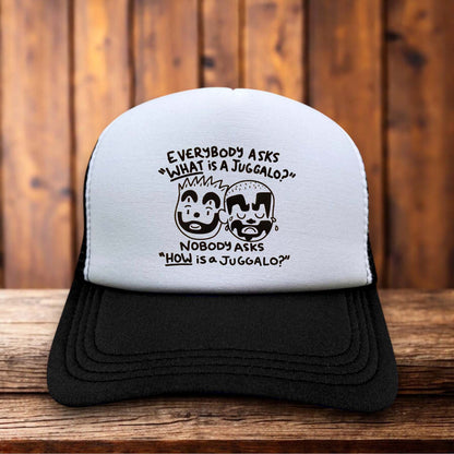 Insane Clown Posse ICP Juggalo Parody Retro Trucker Hat dark carnival vintage snapback by Retro Roots Headwear
