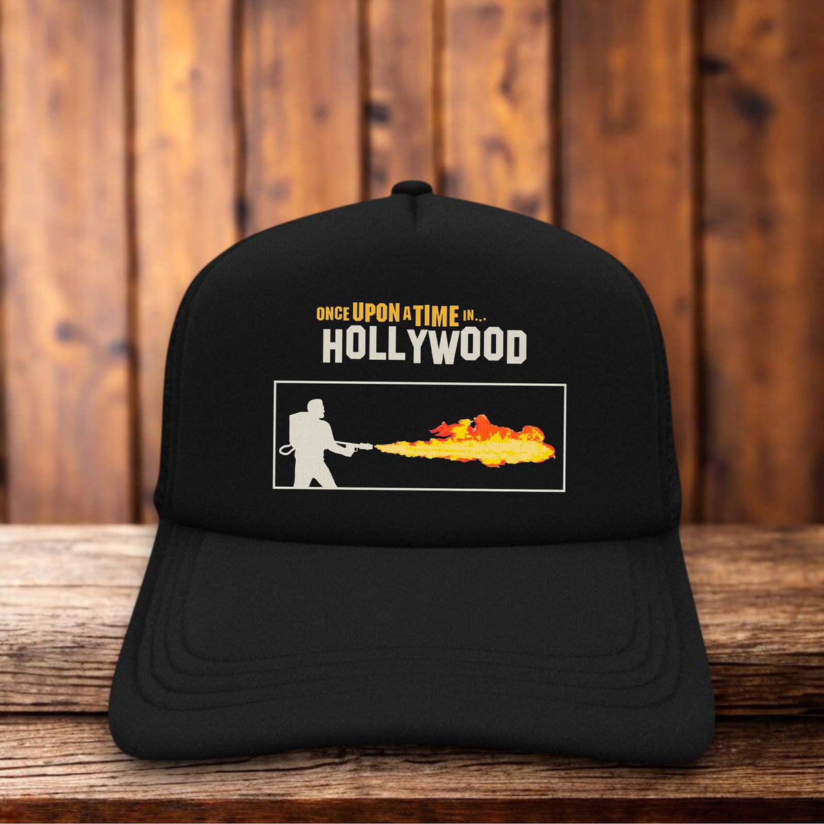 Once Upon a Time In Hollywood Retro Hat Tarantino film snapback by Retro Roots Headwear