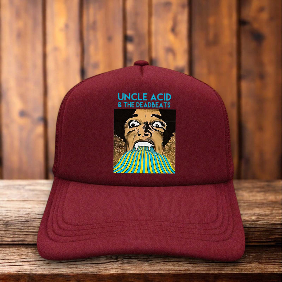 Uncle Acid & The Deadbeats Retro Hat stoner rock vintage snapback by Retro Roots Headwear