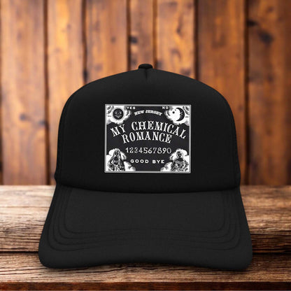 My Chemical Romance Ouiji Mashup Hat emo band vintage snapback by Retro Roots Headwear