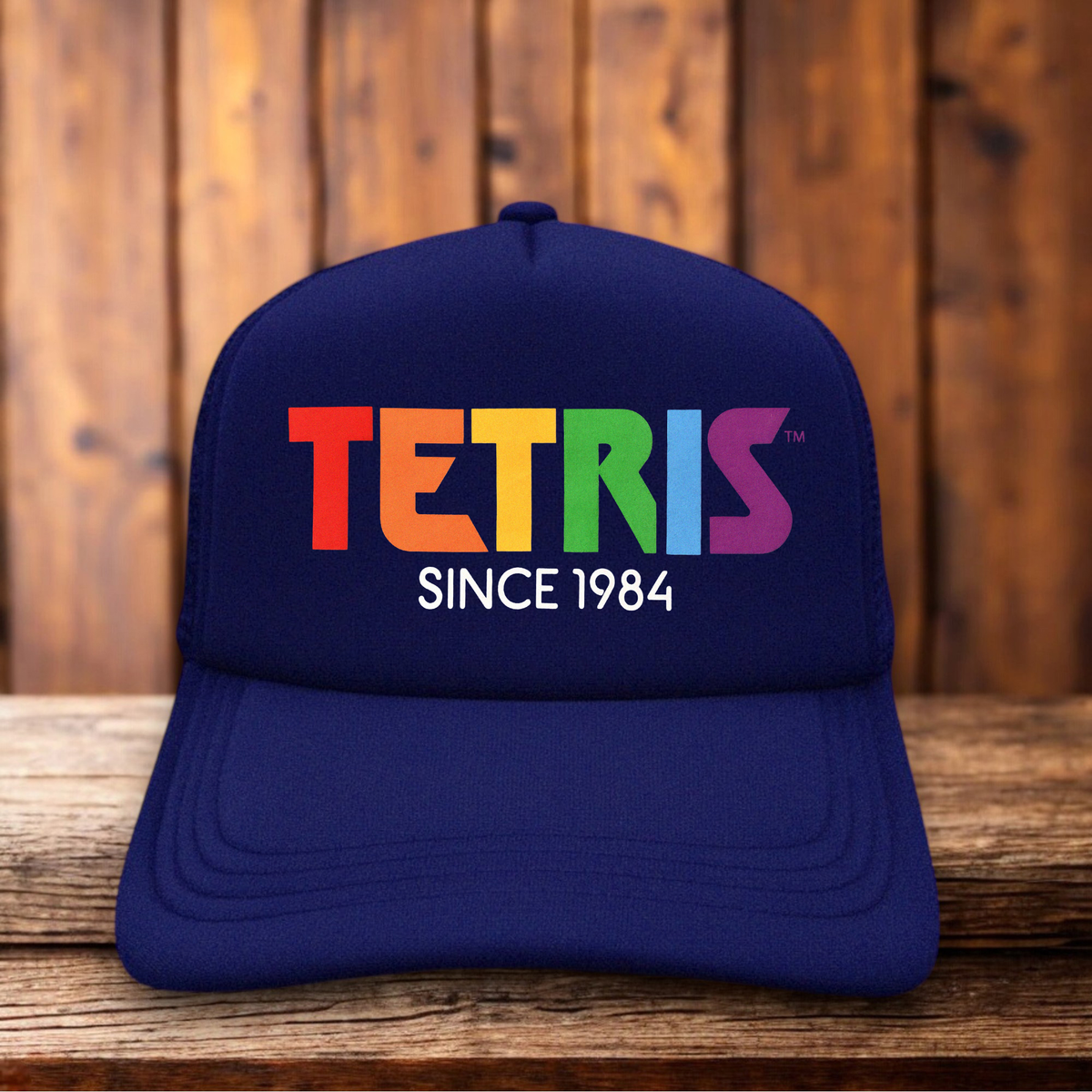 Tetris Since 1984 Retro Trucker Hat classic video game snapback by Retro Roots Headwear