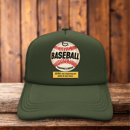 Topps Baseball Trading Cards Retro Hat sports collectibles snapback by Retro Roots Headwear