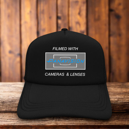 Panavision Cameras Vintage Trucker Hat film equipment snapback by Retro Roots Headwear
