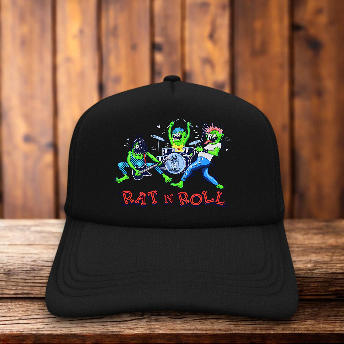 Ed Big Daddy Roth Rat 'N Roll Retro Hat custom car culture snapback by Retro Roots Headwear