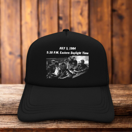 Return Of The Living Dead Mens Zombie Horror Retro Trucker Hat vintage horror snapback by Retro Roots Headwear
