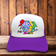 1993 PBS Kids P-Pals Retro Snapback Trucker Hat