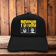 Alfred Hitchcock Psycho 1960 Classic Horror Snapback Trucker Hat