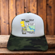 Bart Simpson War In The Gulf 1991 Operation Desert Storm Trucker Hat