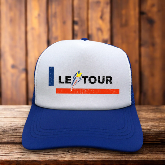Le Tour de France 1903 Vintage Bicycle Racing Mens Trucker Hat Retro Cycling Cap