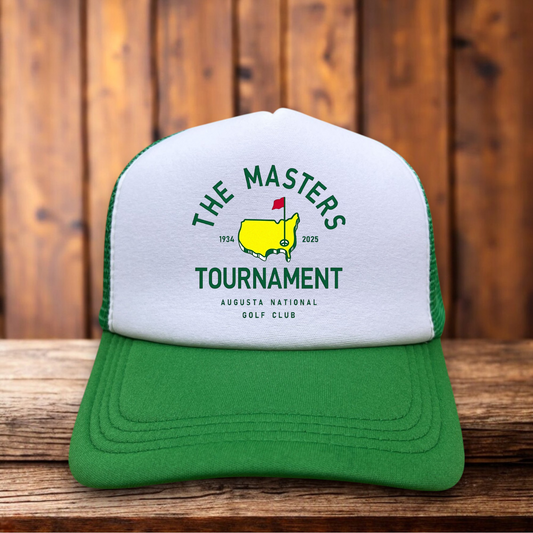 The Masters Tournament Augusta National Golf Club Retro Trucker Hat vintage golf snapback by Retro Roots Headwear
