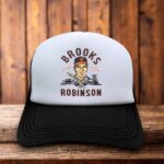 Brooks Robinson Baltimore Orioles Trucker Hat vintage baseball snapback by Retro Roots Headwear