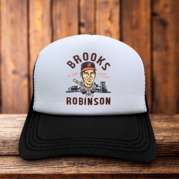 Brooks Robinson Baltimore Orioles Trucker Hat vintage baseball snapback by Retro Roots Headwear