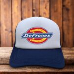 Deftones Dickies Inspired Retro Trucker Hat alternative metal retro snapback by Retro Roots Headwear