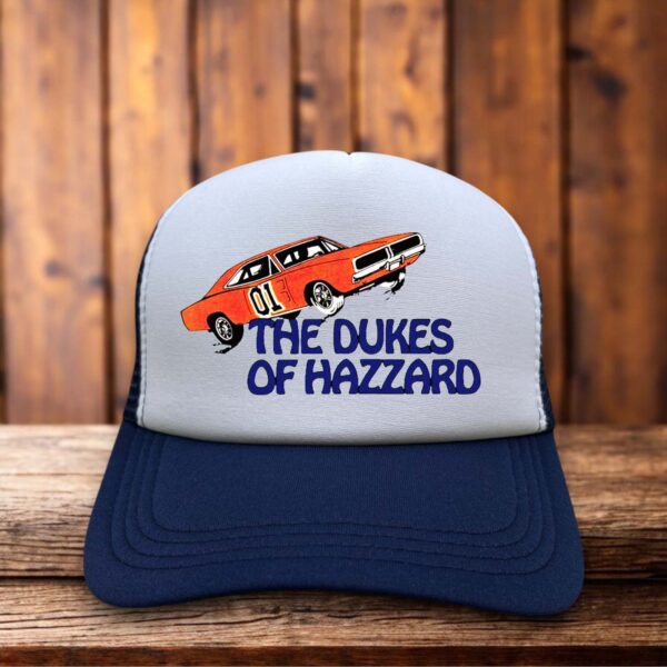 Dukes Of Hazzard 1979 Retro TV Show Trucker Hat orange general lee vintage television snapback by Retro Roots Headwear