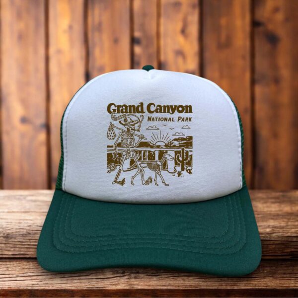 Grand Canyon National Park Retro Trucker Hat vintage outdoor snapback by Retro Roots Headwear