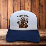 Rocky Mountain National Park Trucker Hat Colorado hiking retro snapback by Retro Roots Headwear