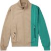 Two-Tone Gabardine And Piqué Jacket