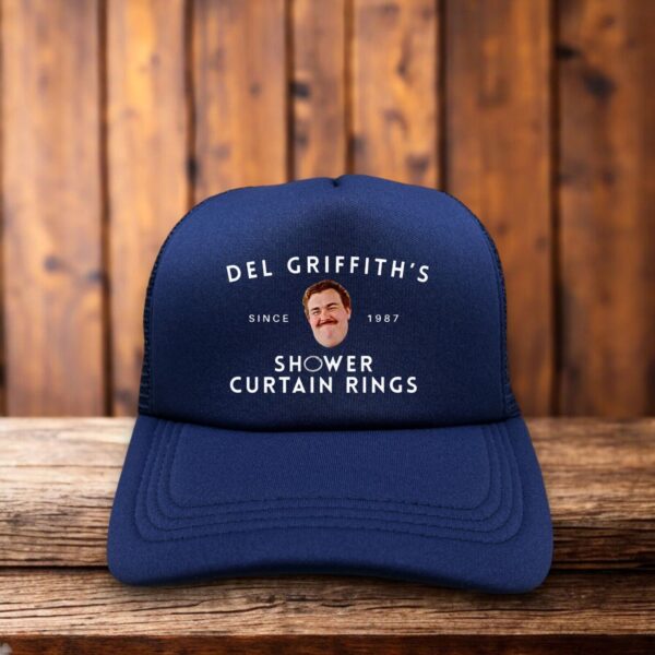 Del Griffith's Shower Curtain Rings Planes Trains Automobiles Unisex Trucker Hat