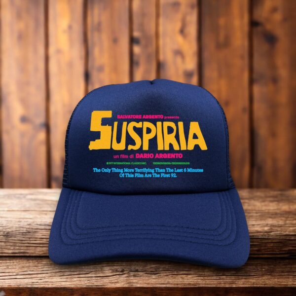 Suspiria Trucker Hat 1977 Italian Horror Dario Argento Mesh Snapback