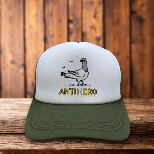 Anti Hero Skateboard Men’s Trucker Hat with contrasting foam front, mesh back, and bold Anti Hero logo