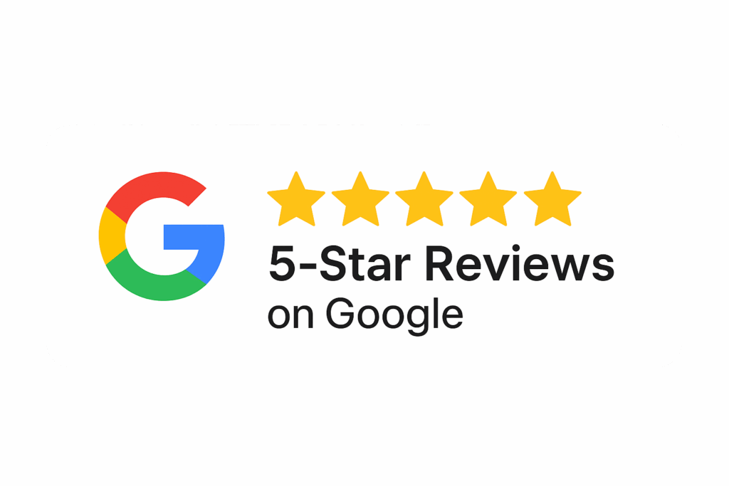 5 Star Google Reviews