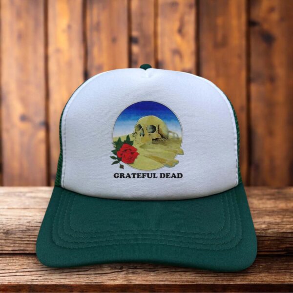 Grateful Dead 1981 European Tour Trucker Hat vintage Deadhead snapback by Retro Roots Headwear