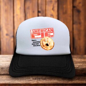 American Pie Y2K vintage trucker hat with retro 2000s movie inspired design