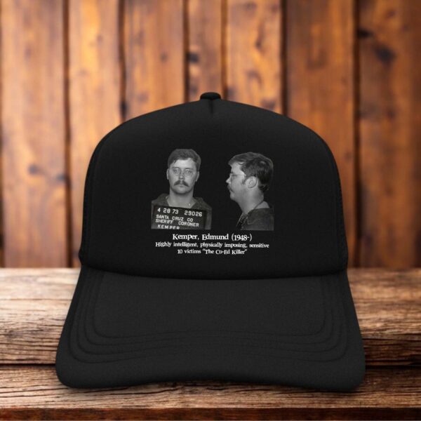 Edmund Kemper Serial Killer True Crime Trucker Hat Mindhunter retro snapback by Retro Roots Headwear