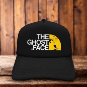 Retro trucker hat with a structured foam front featuring the Wu-Tang Clan logo combined with Ghostface Killah graphics and vintage typography.