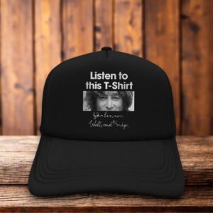 The Beatles John Lennon trucker hat with Listen to This T-Shirt and Walls and Bridges graphic