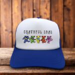 Grateful Dead Dancing Bears Retro Trucker Hat Deadhead vintage snapback by Retro Roots Headwear