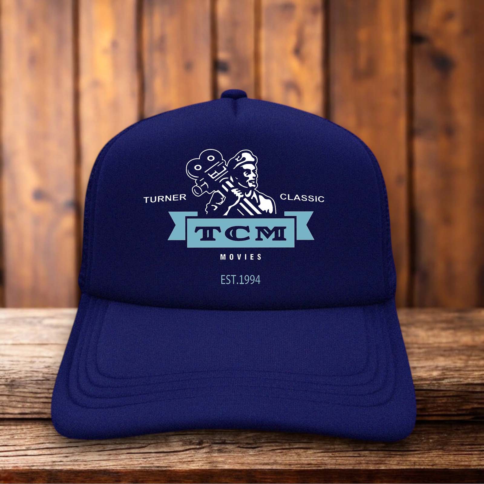 Turner Classic Movies 1994 Trucker Hat vintage film retro snapback by Retro Roots Headwear