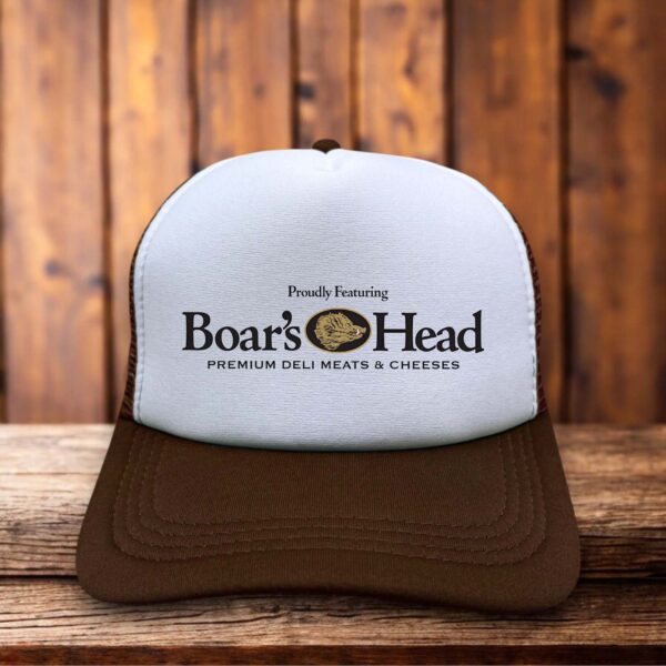 Boar's Head Deli Meat Trucker Hat retro snapback by Retro Roots Headwear