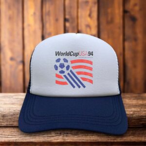 1994 USA World Cup Soccer Trucker Hat retro snapback by Retro Roots Headwear