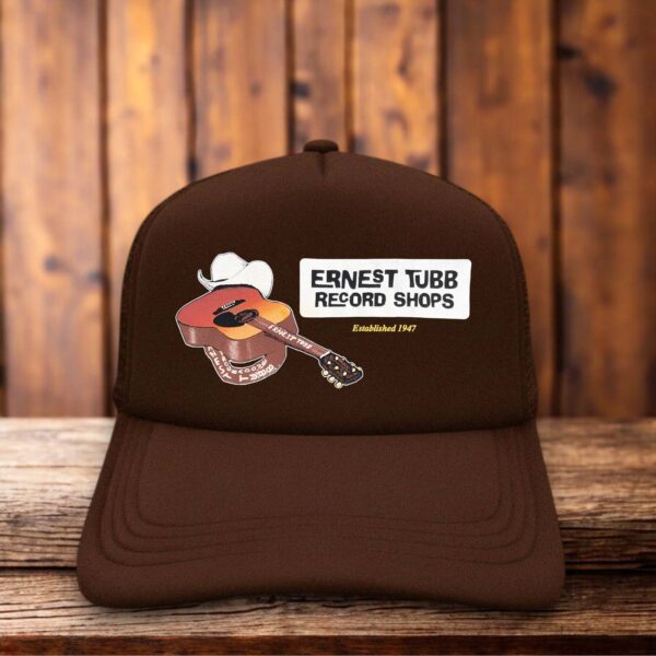 Ernest Tubb Record Shops Trucker Hat country music Nashville retro snapback by Retro Roots Headwear