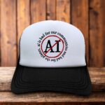 AI Is Bad For The Planet Trucker Hat climate tech skeptic retro snapback by Retro Roots Headwear