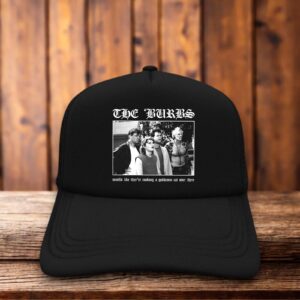 The Burbs trucker hat with retro movie graphic inspired by Tom Hanks film The ’Burbs