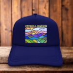 Sturgill Simpson High Top Mountain Trucker Hat outlaw country retro snapback by Retro Roots Headwear
