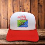 Tom Petty Dogs With Wings Tour Trucker Hat 1995 album music vintage snapback by Retro Roots Headwear