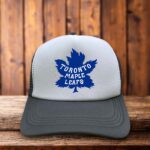 Toronto Maple Leafs Vintage Logo Hockey Hat blue classic leaf patch snapback by Retro Roots Headwear